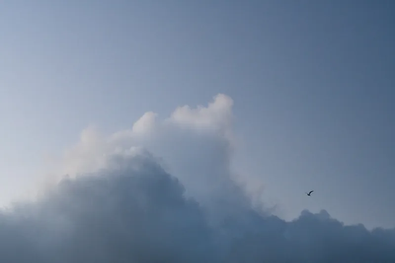 The fluffiest cloud in the western stratosphere.